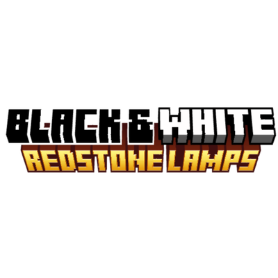 Black & White Redstone Lamps
