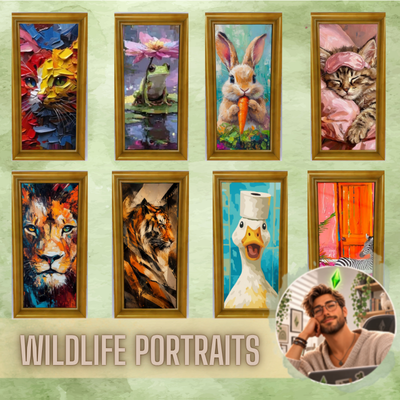 Wildlife Portraits Canvas Set logo