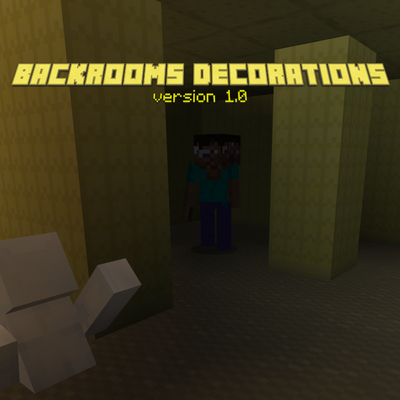BACKROOMS decorations