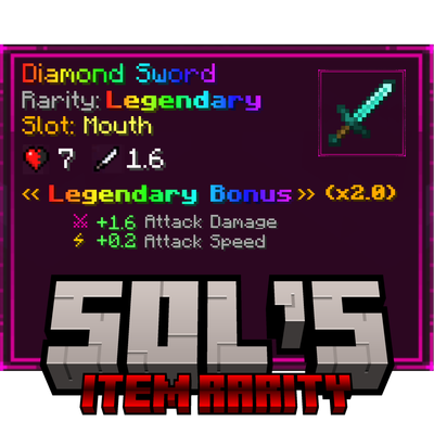 Sol's Item Rarity: RPG Gear, Tool Perks & Loot Tiers logo