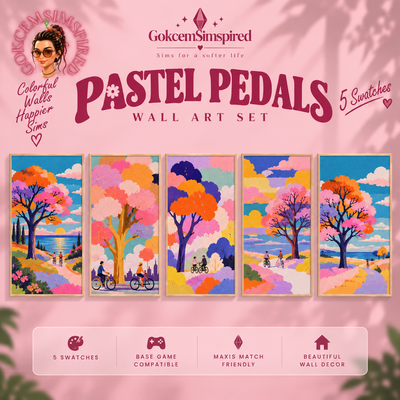 Pastel Pedals Painting logo