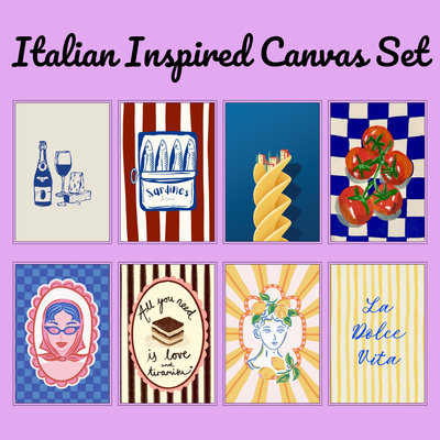 Italian Summer Vintage & Aesthetic Canvas Pack logo
