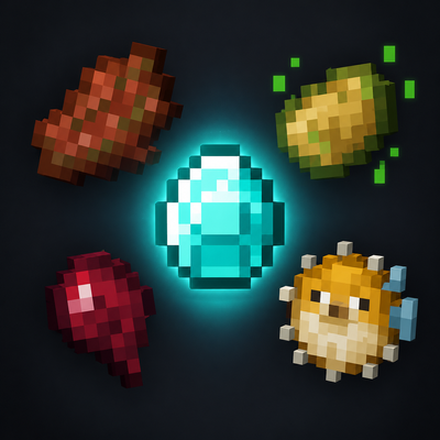 EATING WASTE FOOD GIVES YOU OP ITEMS