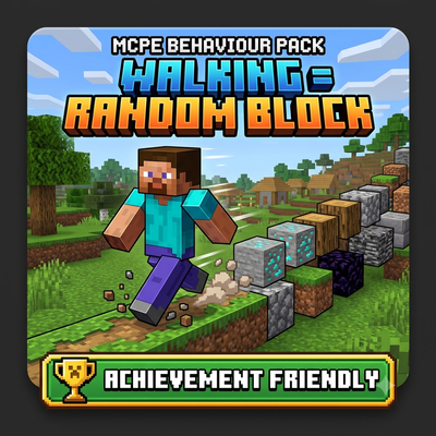 Walking = Random Block (Achievement Friendly)
