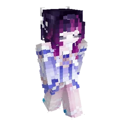 Girl Purple  Skin