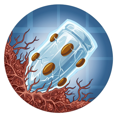 Create: Big Cannons X Fungal Infection: Spore logo