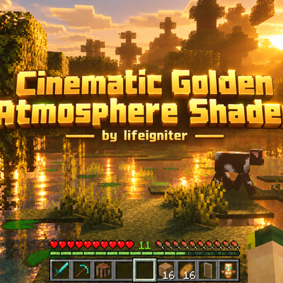 Cinematic Golden Atmosphere Shader