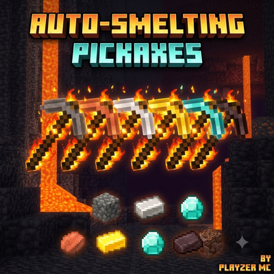 Auto Smelt Pickaxes [Achievements Friendly]