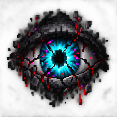 Broken eyes logo