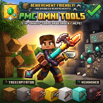 OmniTool: 5-in-1 Multi-Tool + VeinMiner & TreeCapitator [Achievement Friendly]
