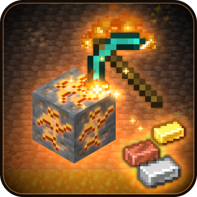 Auto-Smelt Pickaxe – Fuel Powered
