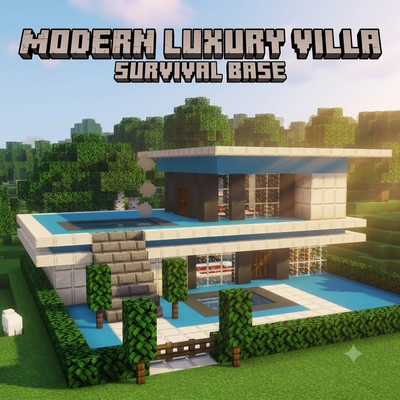 Modern Luxury Villa Survival House | Day 0 Ready | Hardcore | Achievements Enabled
