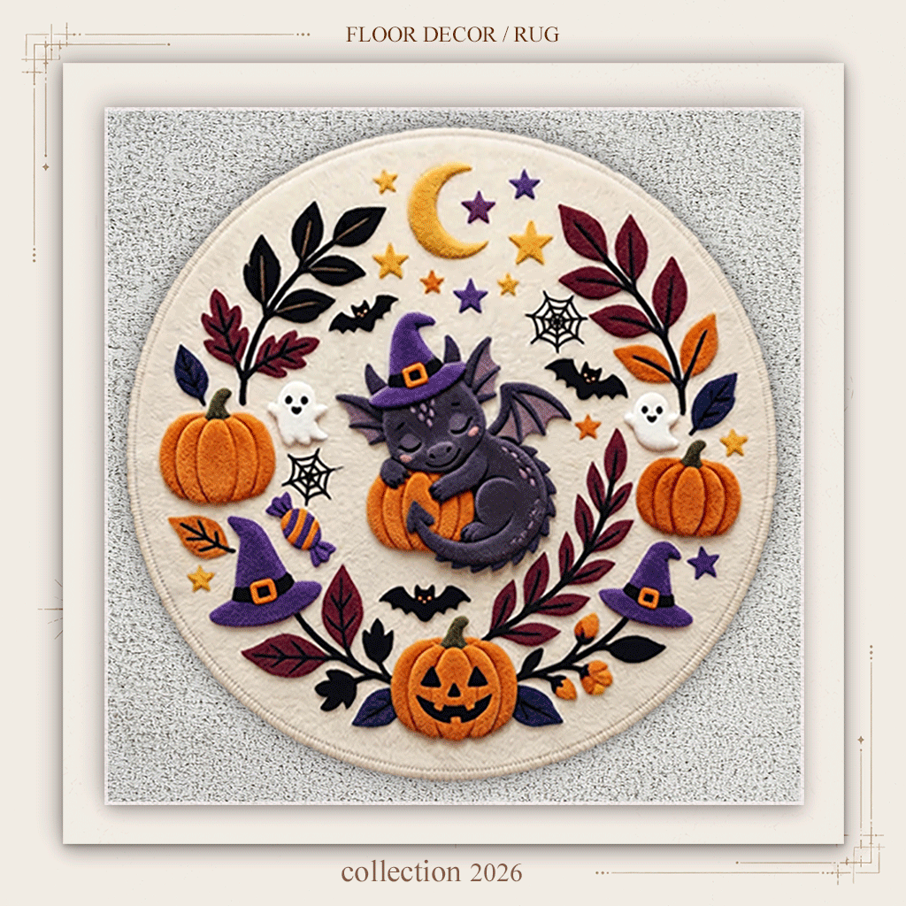 Cottagecore Halloween Nursery Rugs Set logo