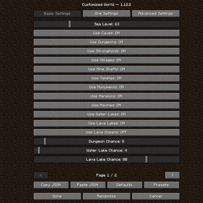 Classic Customized World Generation logo