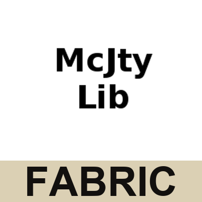 McJtyLib (Fabric) logo