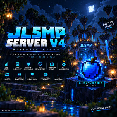 JLSMP V4 | Admin Apple, Shop UI, Revive & LifeSteal