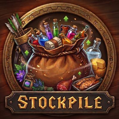 Stockpile – Restock Reagents, Ammo, Food & Water from Vendor & Bank addon image logo