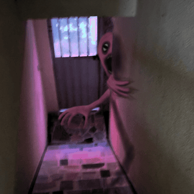 The Pink Stairwell Ghost
