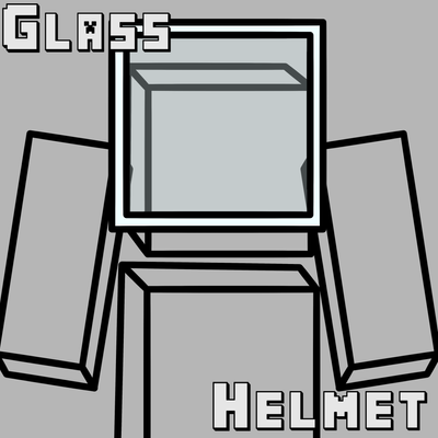 Glass helmet