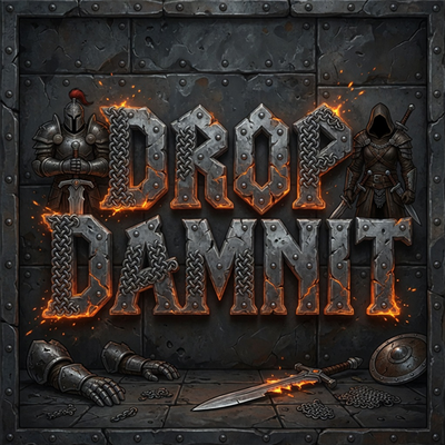 BOE drop system featuring REAL drop rates AND where it drops and a awesome betting game of who got the most money. DropDamnit addon image logo