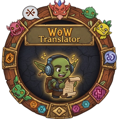 WoW Translator addon image logo