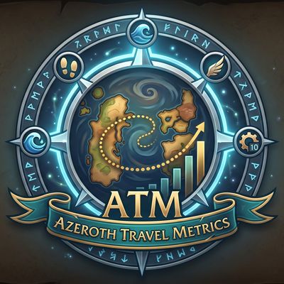 Azeroth Travel Metrics addon image logo