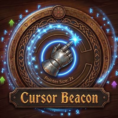 Cursor Beacon – Bigger Mouse Pointer, Ring, Trail & GCD Sweep addon image logo