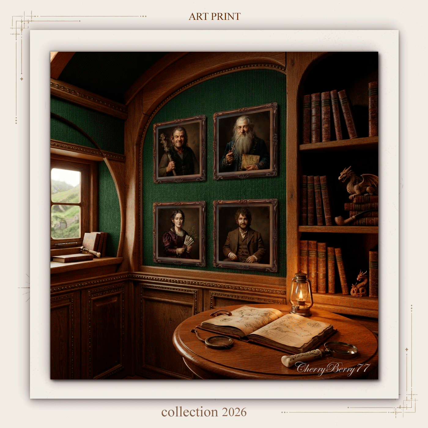 Historical Hobbits Portrait Wall Art Collection logo