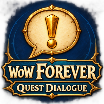 WoW F Quest Dialogue addon image logo