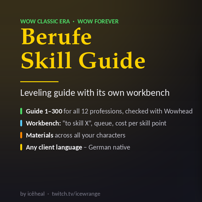BerufeSkillGuide addon image logo