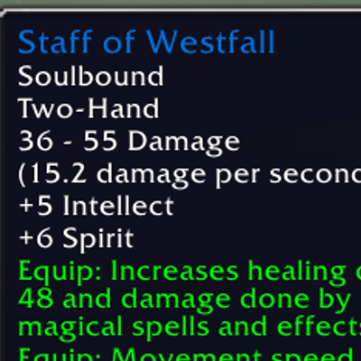Westfall Staff Equip addon image logo