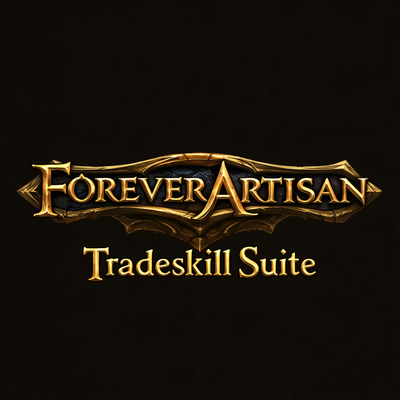 ForeverArtisan: All Tradeskills (Fishing, Cooking, Camping & More) addon image logo