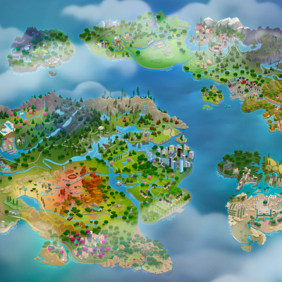 Immersive World Map logo