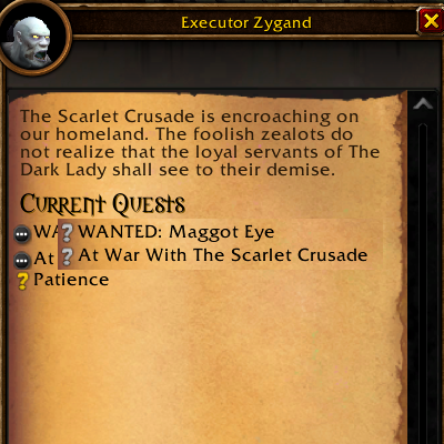 QuestFrameFixer: Forever addon image logo