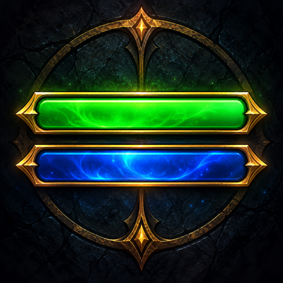 Minimal Resource Bar (draggable) addon image logo
