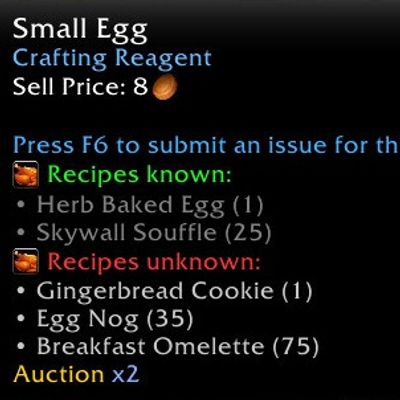 Galdor Cooking Tooltip addon image logo