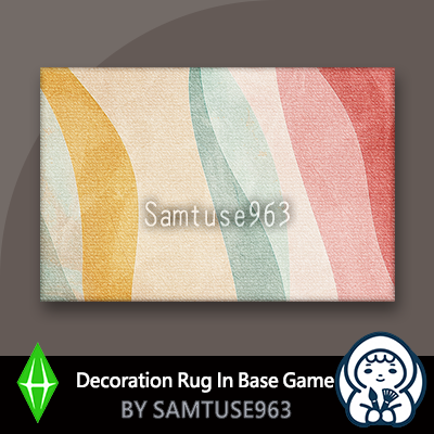 Abstract Rectangular Dance Rug #7 Samtuse963 logo