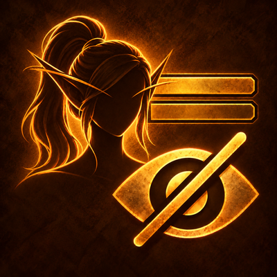 Dynamic UI Hider (Player Frame Hider) addon image logo