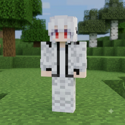 ONYX | White Demon Minecraft Skin