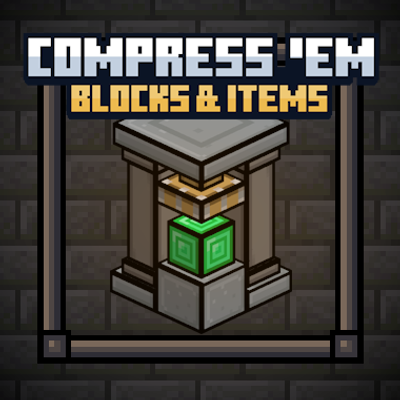 Compress 'em - Compressed Blocks & Items logo