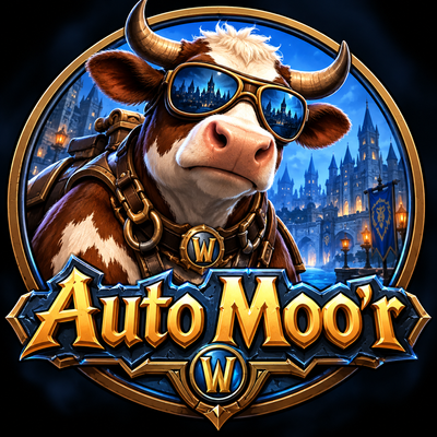 Wow Forever Auto Moo’r addon image logo