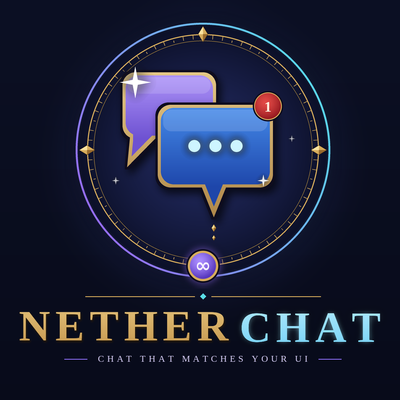NetherChat – Custom Chat w/Messenger addon image logo