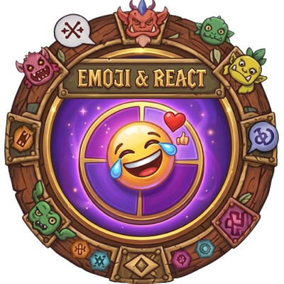 Emoji & React logo