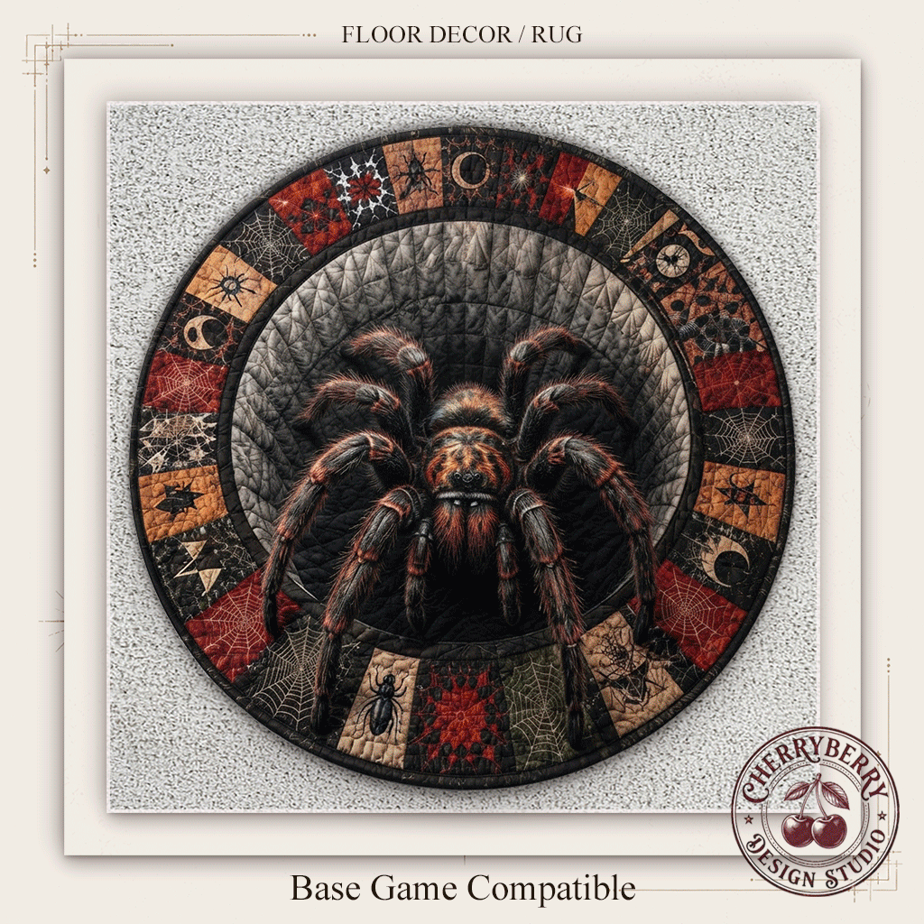 Halloween Round 3D Rugs Set logo