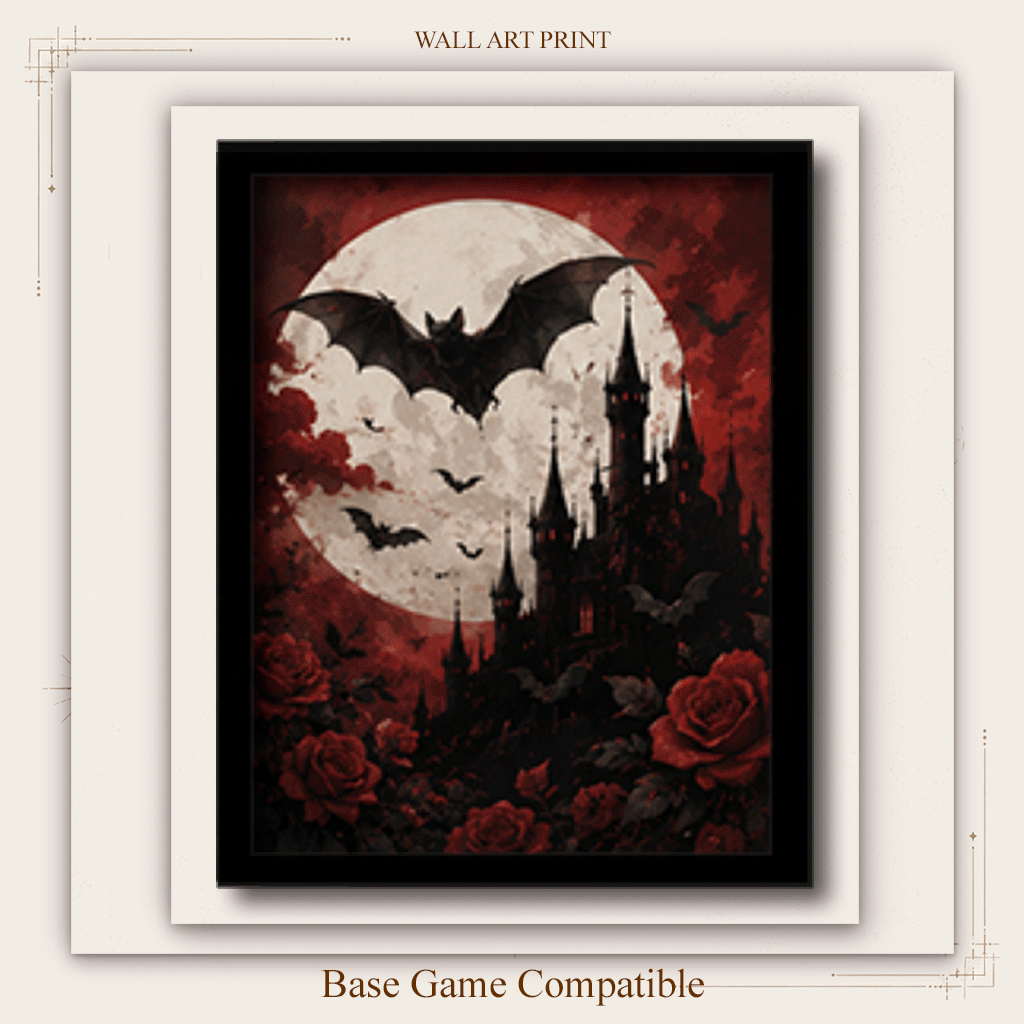 Gothic Vampire Wall Art Set logo