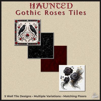 Haunted Series - Gothic Roses Tiles logo
