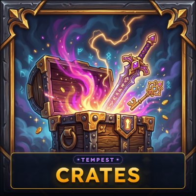 Tempest Crates – Animated Loot Crates & Keys logo