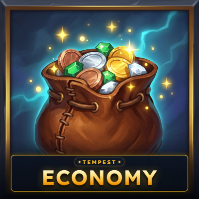 Tempest Economy – Physical/Digital Coins, Wallet, Banks & Daily Rewards logo