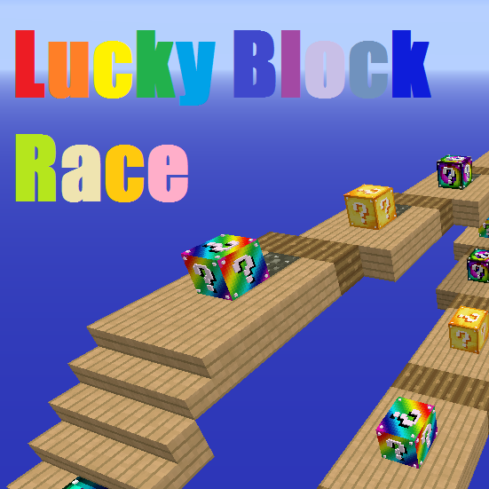 Lucky Block Race Map (1.20.4, 1.19.4) for Minecraft 