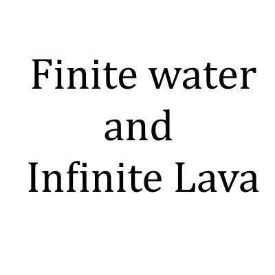 Finite Water & Infinite Lava logo